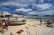 Travel photography:Copacabana beach in Rio, Brazil