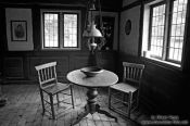 Travel photography:Interior of restored 18th century house in Molfsee open air museum, Germany