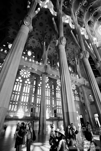 Barcelona Sagrada Familia interior