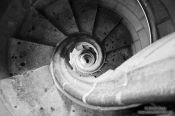Travel photography:Barcelona Sagrada Familia spiral staircase, Spain