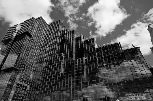 Glass facade in London