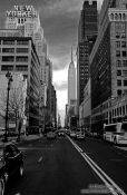 Travel photography:New York`s New Yorker with Empire State Building, USA