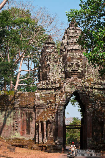 The North gate of Angkor Thom
