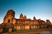 Travel photography:The early morning sun on Angkor Wat , Cambodia