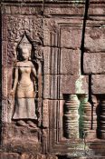 Travel photography:Stone reliefs at Banteay Kdei , Cambodia