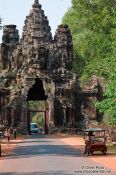 Travel photography:The Victory Gate at Angkor Thom, Cambodia