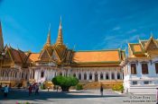 Travel photography:The Throne Hall at the Royal Palace in Phnom Penh, Cambodia