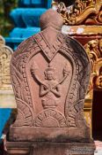 Travel photography:Relief at a temple in Phnom Penh, Cambodia