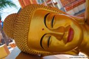 Travel photography:Smiling Buddha at a temple in Phnom Penh, Cambodia