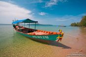Travel photography:Boat at Kaoh Ta Kiev Island , Cambodia