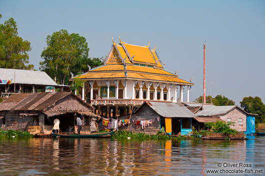 Temple on stilts near Tonle Sap lake