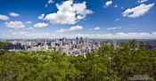 Travel photography:Montreal city panorama, Canada
