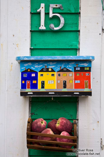 St. John´s letterbox with apples 