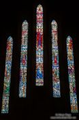Travel photography:Church windows inside the St. John´s basilica, Canada