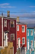 Travel photography:Wooden houses in St. John´s, Canada