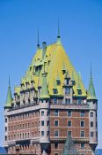 Travel photography:The Château Frontenac castle in Quebec, Canada