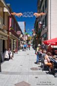 Travel photography:Street in Quebec´s lower old town (basse ville), Canada