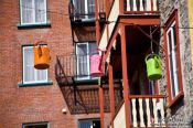 Travel photography:Watering can street lights in Quebec´s old town, Canada