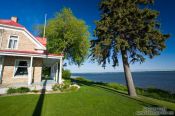 Travel photography:Living along the Saint Lawrence river in Cap Sainte Famille, Canada