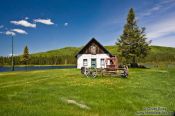Travel photography:House near Quebec´s Mont Tremblant National Park, Canada