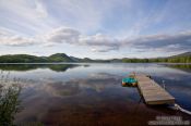 Travel photography:Lake near Quebec´s Mont Tremblant National Park, Canada