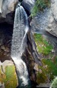 Travel photography:Waterfall in Jasper National Park, Canada