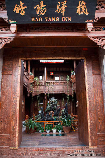 Old wooden house in Lijiang