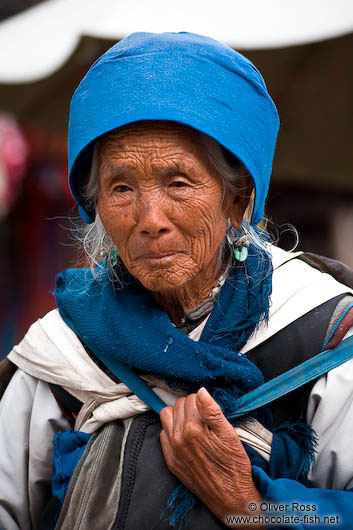 Naxi woman in Lijiang