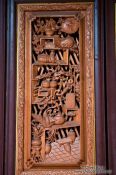 Travel photography:Carved door in Lijiang, China