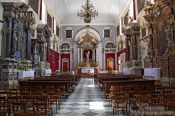 Travel photography:Inside Saint Saviour`s Church in Dubrovnik, Croatia