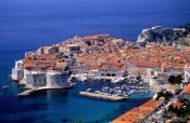 Travel photography:Panoramic view of Dubrovnik, Croatia
