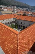 Travel photography:View of Dubrovnik from the city walls, Croatia