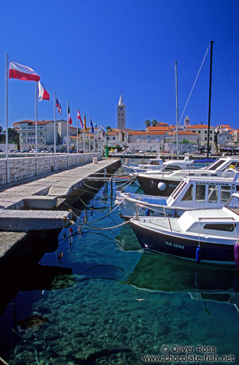 Boat harbour in Rab