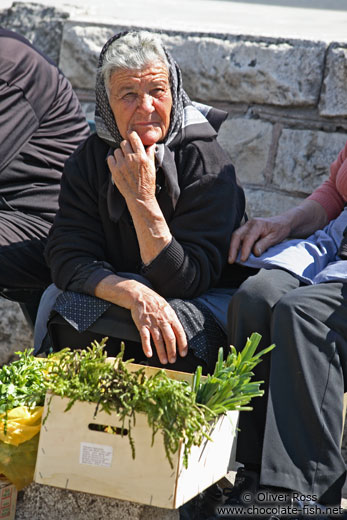 Woman at Trogir market