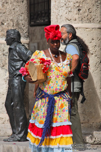 Havana flower lady