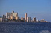 Travel photography:View of the skyline from the Malecón, Cuba