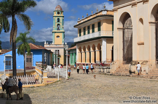 The Plaza Mayor (main square) in Trinidad