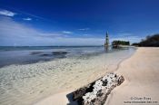 Travel photography:Stranded log on a beach in Cayo-Jutías, Cuba