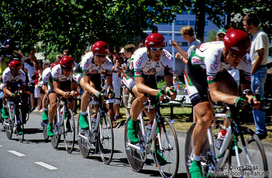 Team Wiesenhof-Felt at the Eindhoven UCI Team Trial