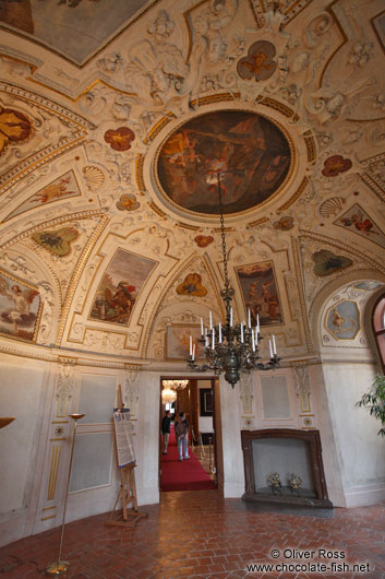 Reception room in the Waldstein palace