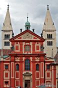 Travel photography:Church and monastery of St. George within Prague Castle, Czech Republic