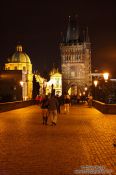 Travel photography:Charles Bidge with eastern tower, Czech Republic