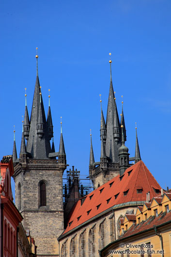 The Tyn church in Prague