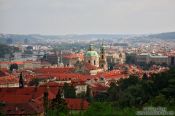 Travel photography:Prague rooftop panorama, Czech Republic
