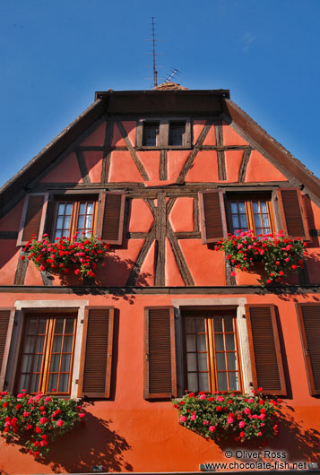 Half-timbered house in Obernai