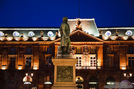Place Kleber during the christmas market in Strasbourg