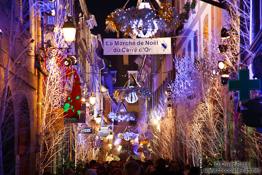 Street decoration on the Strasbourg Christmas market