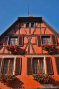 Travel photography:Half-timbered house in Obernai, France