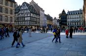 Travel photography:Munsterplatz in Strasbourg, France