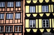 Travel photography:Facade of traditional houses in Strasbourg, France